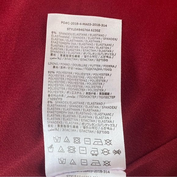 Marciano Sexy Red/Burgundy Body-con Dress Size XS - Picture 9 of 10